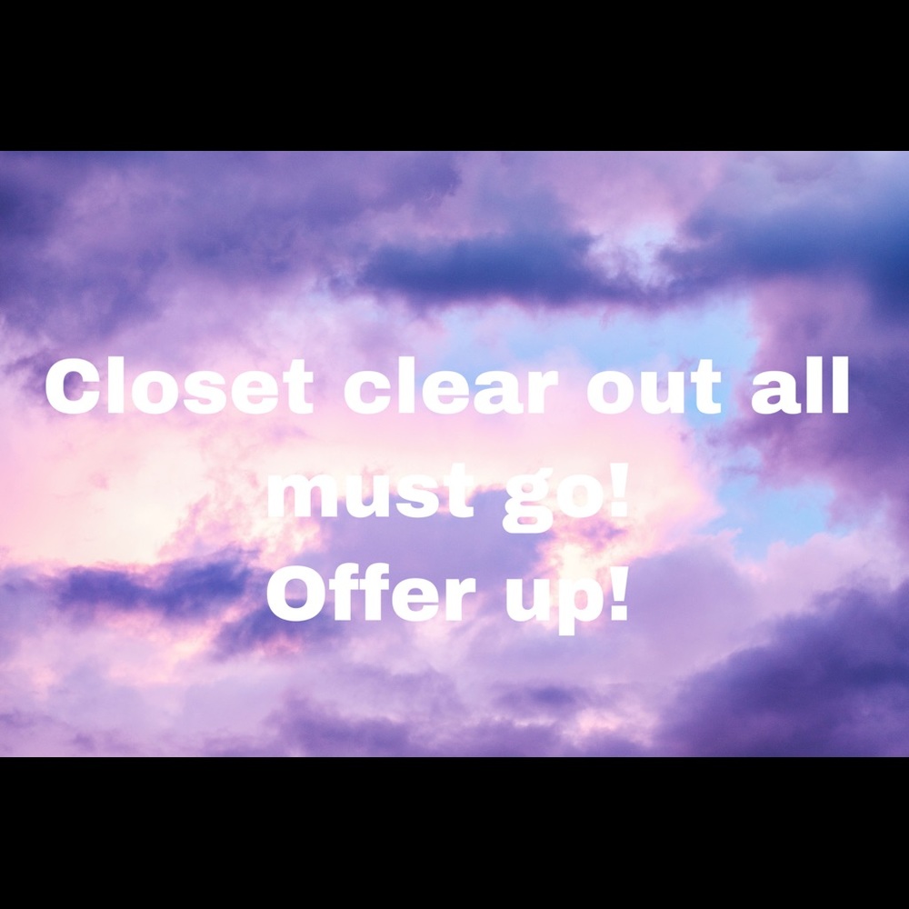 closet clear out